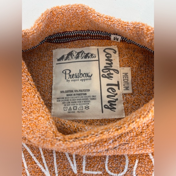 University of Tennessee Pressbox Comfy Terry Crewneck Sweatshirt - Picture 2 of 4